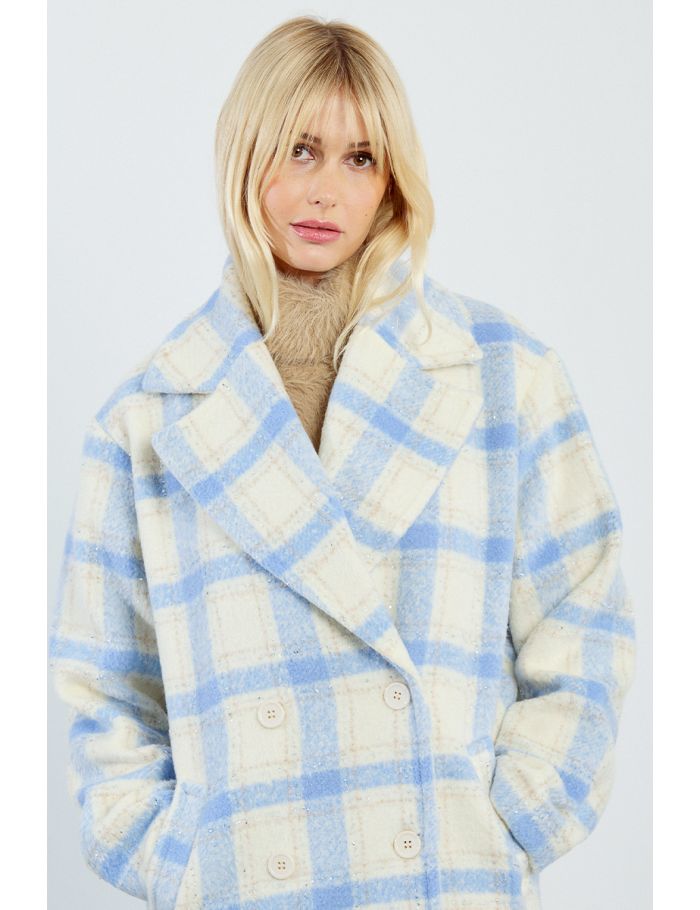 Thick, checked coat