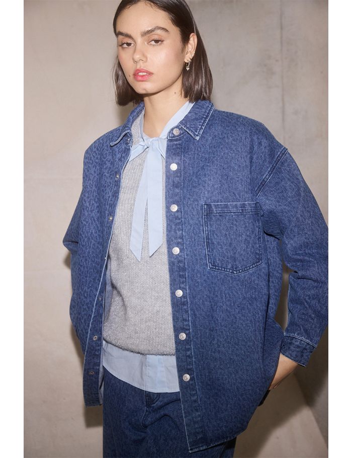 Denim overshirt