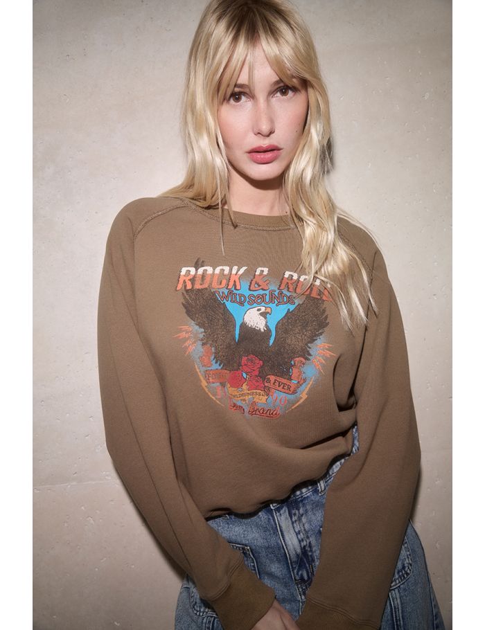 Sweat-shirt logo ROCK