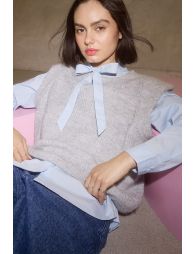 Chemise col à nouer