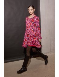 Short dress with print