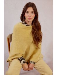 Poncho doux à franges