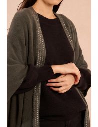 Poncho à strass
