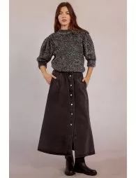 Pull texturé et irisé