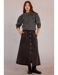 Textured and iridescent sweater