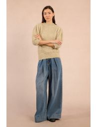 Jerseyde media manga en punto suave