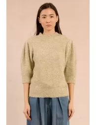 Pull texturé et irisé