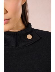 Jerseyde manga larga y cuello alto