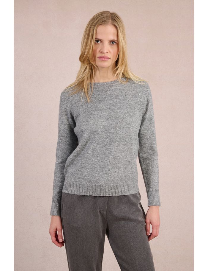 Sweater sprinkled with sequins