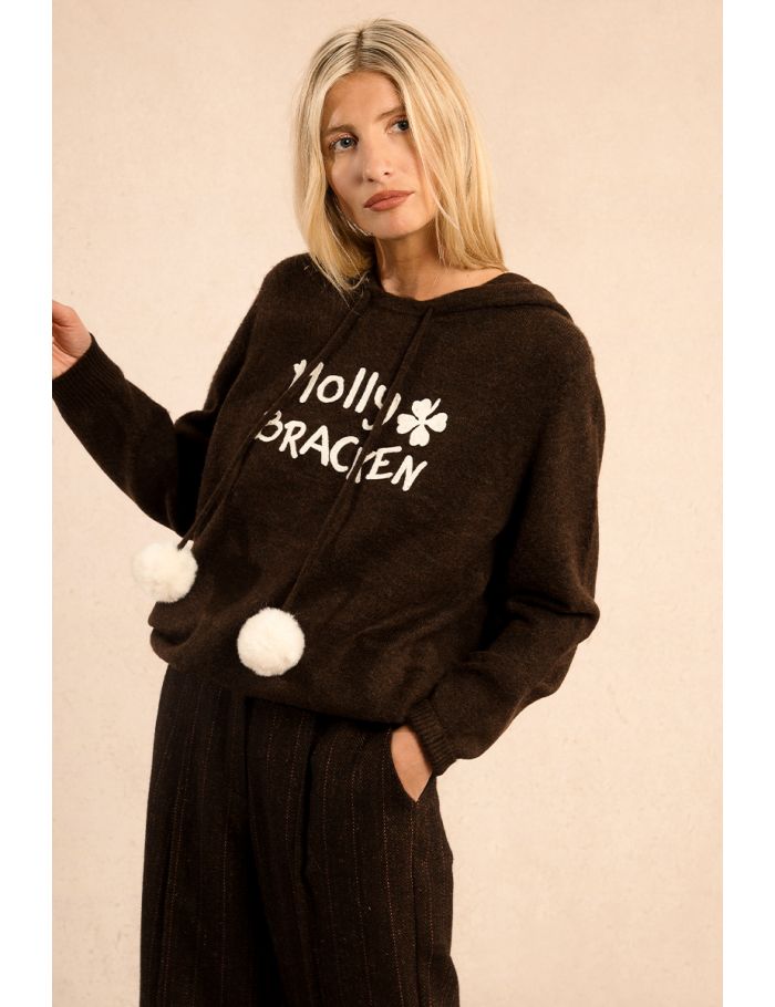 Sweatshirt à pompons