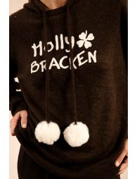 Sweatshirt à pompons