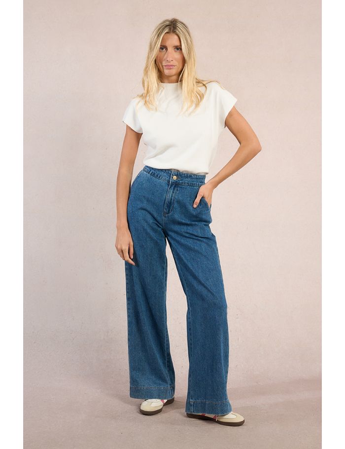 Wide denim