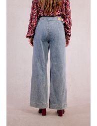 Pantalónvaquero corte acampanado