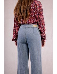 Pantalónvaquero corte acampanado