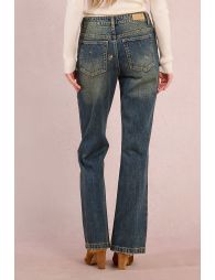 Denim large délavé