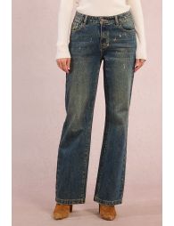 Denim large délavé