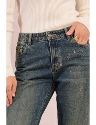 Denim large délavé