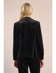 Blazer cintré en velours