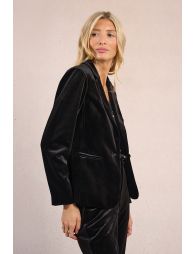 Blazer cintré en velours