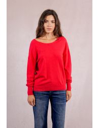 Jerseyde manga larga espalda descubierta