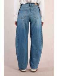 Pantalón de mujer vaquero, corte amplio ¨Balloon¨