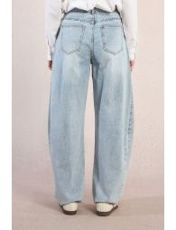 Pantalón de mujer vaquero, corte amplio ¨Balloon¨