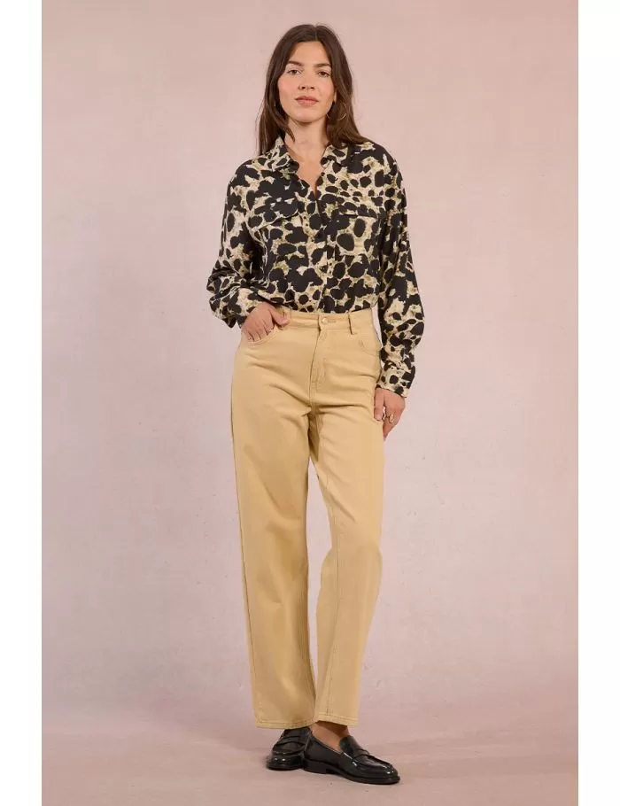 Jean mom coloré