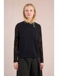 Pull sans manches, ouvert dans le dos