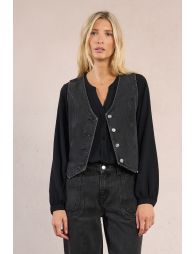 Veston cintré en denim