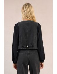 Veston cintré en denim
