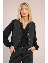 Veston cintré en denim