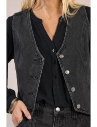 Veston cintré en denim
