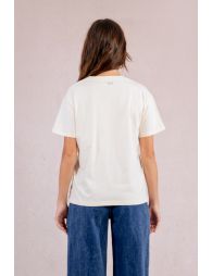 Camisetade manga corta estampado texto
