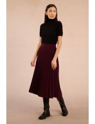Short-sleeved turtleneck sweater