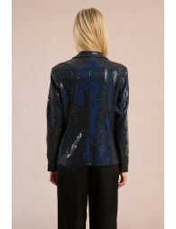 Blazer cintré à sequins