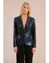 Blazer cintré à sequins