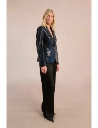 Blazer cintré à sequins