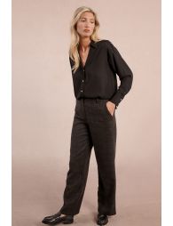 Camisade manga larga escote en V