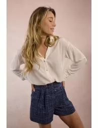 Chemise à boutons fantaisies