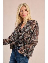 Blouse en voile imprimée
