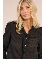 Chemise à plumetis