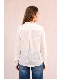 Chemise à plumetis