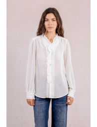 Chemise à plumetis