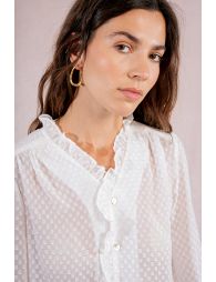 Chemise à plumetis