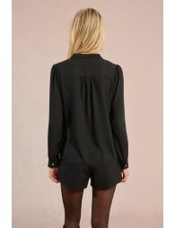 Chemise fluide à col jabot
