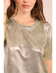 Iridescent Crop T-Shirt
