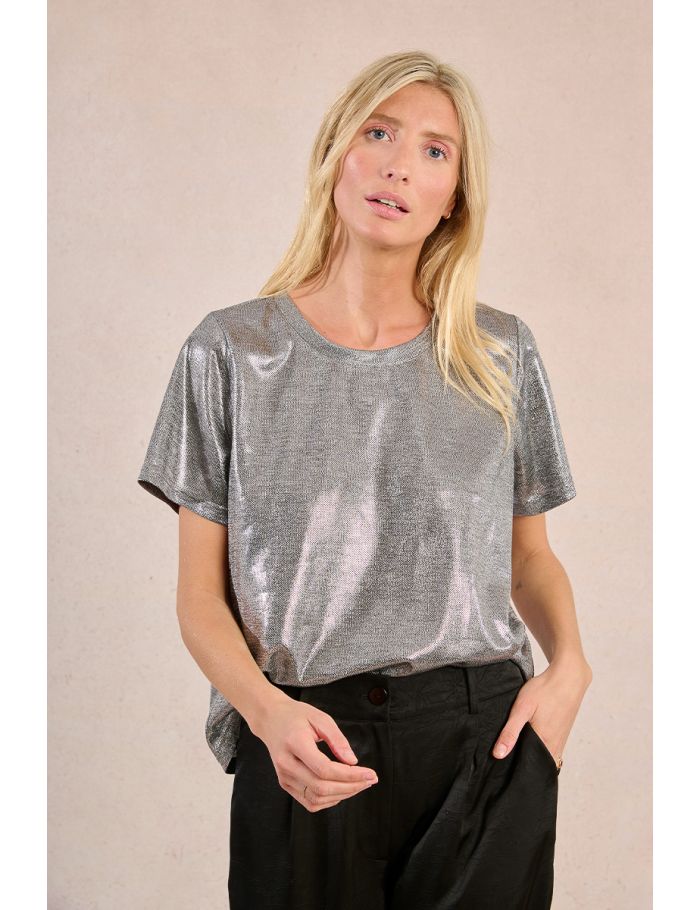 Iridescent Crop T-Shirt