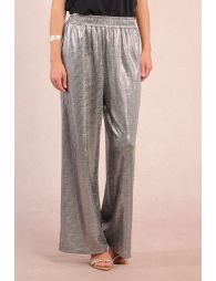 Large pantalon métallisé