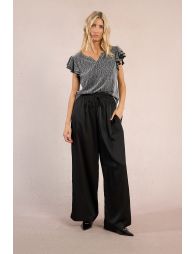 Top en maille lurex et sequins