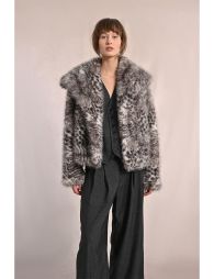 Short faux fur jacket